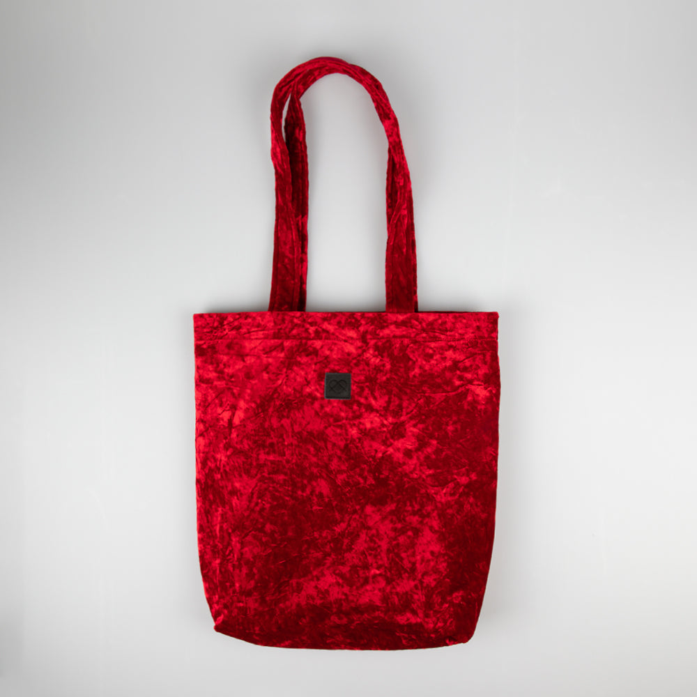 Velvet hot sale tote bag