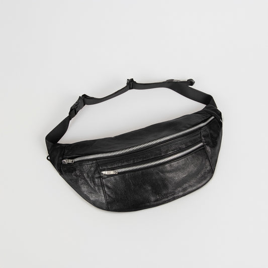 Oversize Leather Fanny Pack